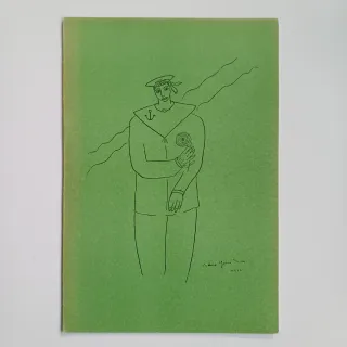 Folleto Gregorio Prieto + Postal Mi madre y yo