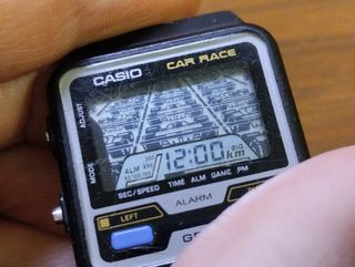 Reloj casio CAR RACE GD-8 tipo game & watch