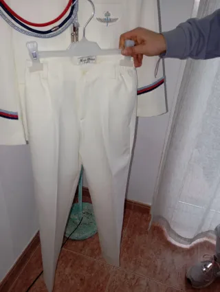 Traje de Comunión Blanco con Detalles