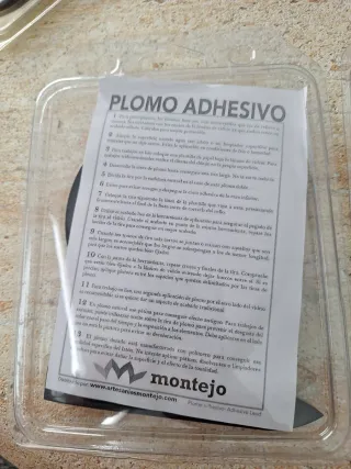 Plomo Adhesivo Metal Formas 6mm 20mts