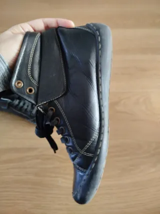 Botas de piel Coronel Tapioca con cordones