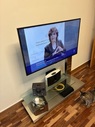 Soporte TV Acero Inox Cattelan Italia