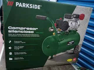 Compresor Parkside PSKO 248 B1 Silencioso