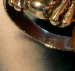 Anillo Plata Vintage Cabeza Indio