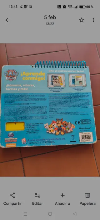 Lote de 2 libros interactivos.