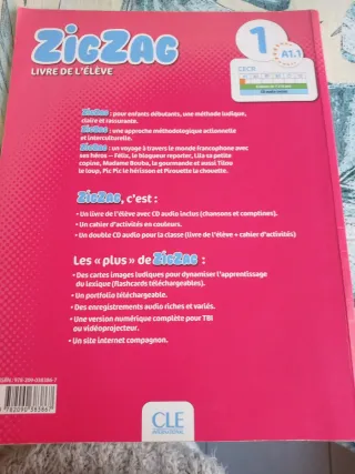 Zigzag: Livre de l'Eleve A1.2-Livre + CD Audio ...