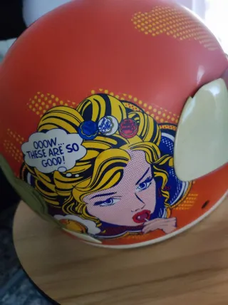 Casco NZI Chupa Chups naranja