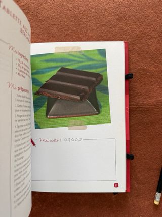 LIBRO DE COCINA CHOCOLATE DE FRUTAS - en francés