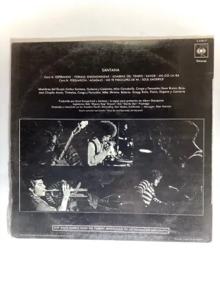 Santana Santana ÁLBUM DEBUT LP