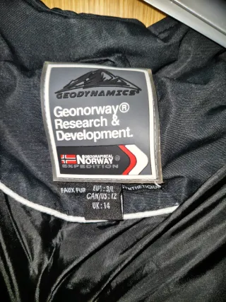 Abrigo Mujer Norway Talla L Negro