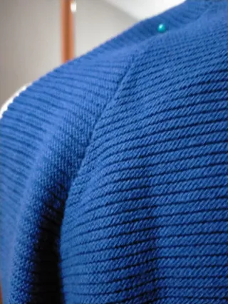 Jersey Primark Azulón Talla S Punto Cerrado Nuevo