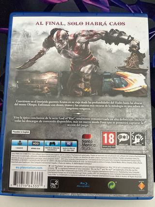 God of War Remastered PS4