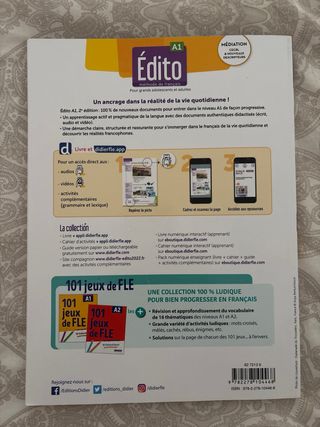 Edito A1 - Edition 2022 - Livre + livre numériq...
