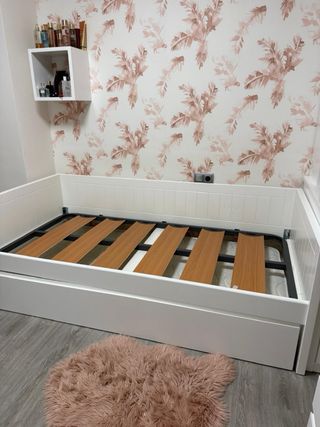 Cama nido 90 con un colchon y dos somiers.