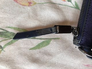 Pochette da polso glitter blu