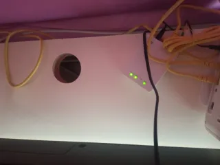 Mueble TV Ikea Blanco y Rosa