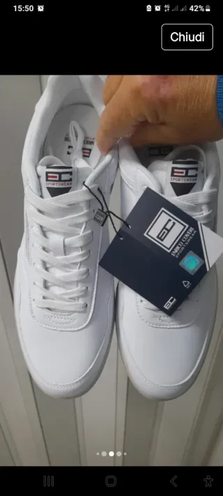 Enrico Coveri Sneakers Pelle N45