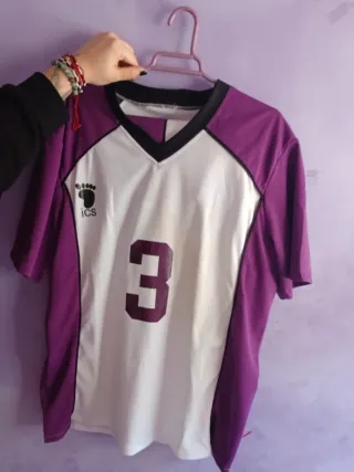 Cosplay Haikyuu XL Morado Blanco