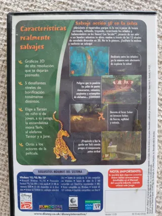 Juego PC Disney Tarzán