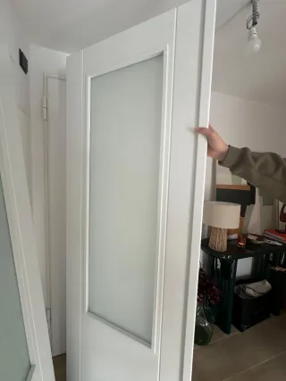 Puertas VICAIMA blancas con cristal