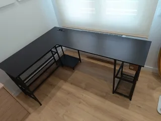 Escritorio Gaming ODK en L Negro