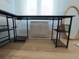 Escritorio Gaming ODK en L Negro