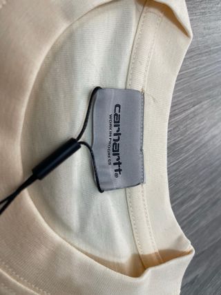 Camiseta Carhartt Manga Larga Beige