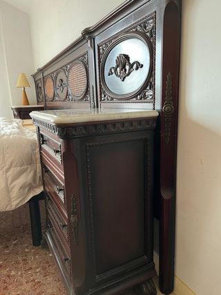 PACK muebles de madera y marmol