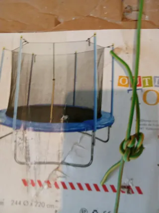 Trampolín infantil para exterior