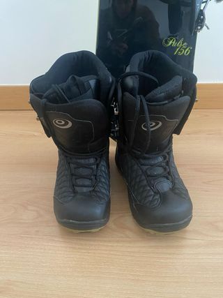 Tavola da neve + Scarponi + Fissaggi + Occhiali