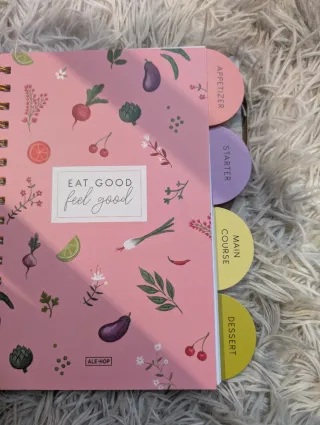 Cuaderno para recetas