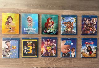 Lote Películas Blu-ray Infantiles Disney Pixar