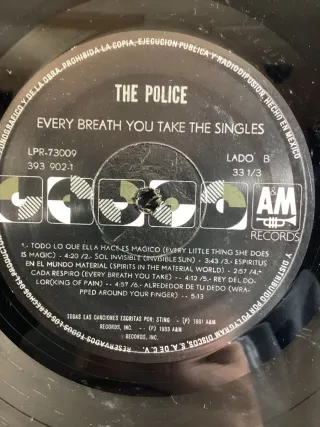The Police Every Breath You Take The Singles LP