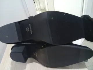 Botas vaqueras negras talla 37