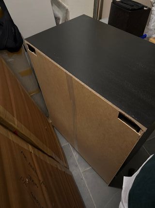 Cómoda IKEA MALM Negra 4 Cajones