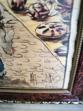 Cuadro vintage firmado