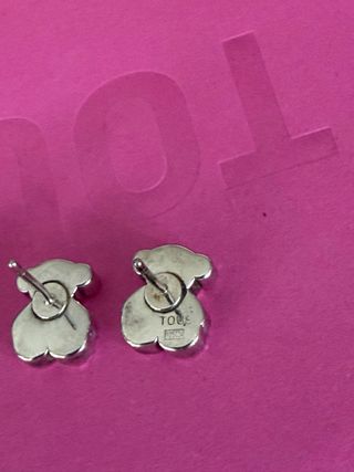 Pendientes Oso Tous Plata