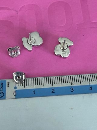 Pendientes Oso Tous Plata