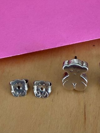 Pendientes Oso Tous Plata