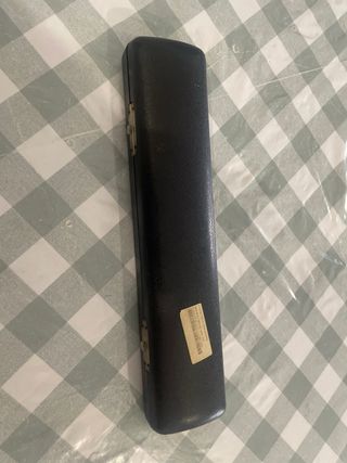 Flauta travesera plateada