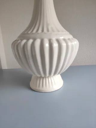 Lámpara de cerámica Manises blanca