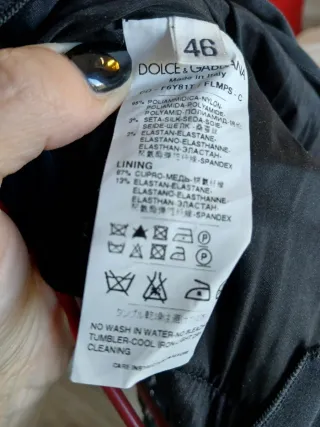 Vestito pizzo nero Dolce & Gabbana donna