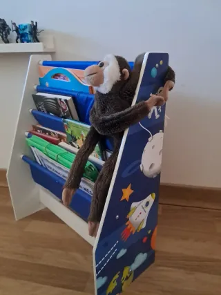 Mueble infantil madera para libros