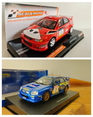 Scalextric y slot. Colección Coches Rally