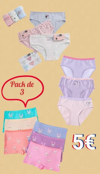 Ropa básica infantil de algodón – Niñas