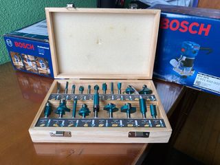 Juego de Fresas para Fresadora Bosch