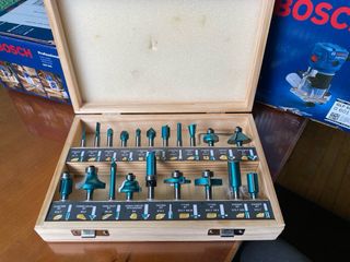 Juego de Fresas para Fresadora Bosch