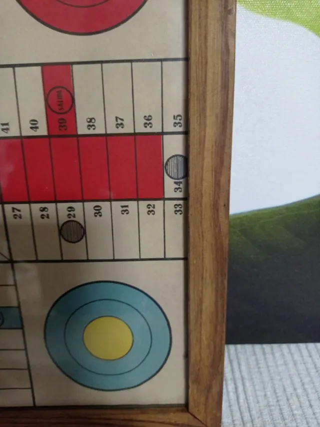 Parchís vintage de madera 30x30