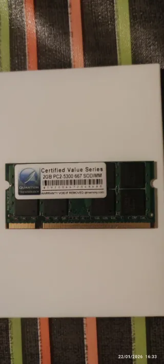 Memoria RAM Quantum Technology 2GB PC2-5300 667 Mh