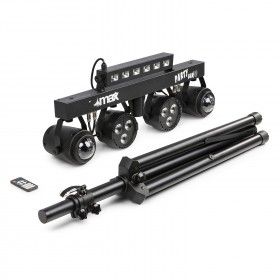 PartyBar10: 2x Jelly Moon, 2x PAR, UV/Strobo